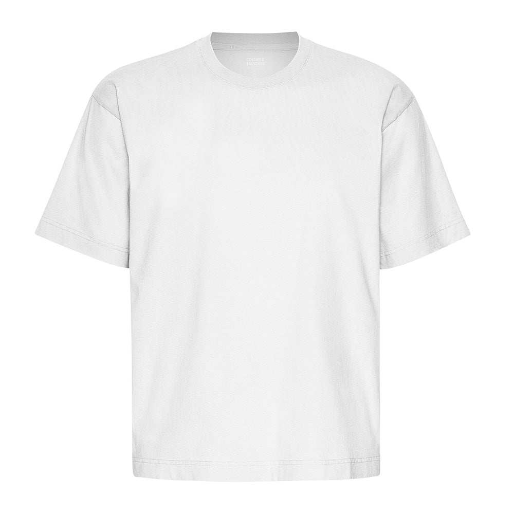 Oversized organic t-shirt optical white