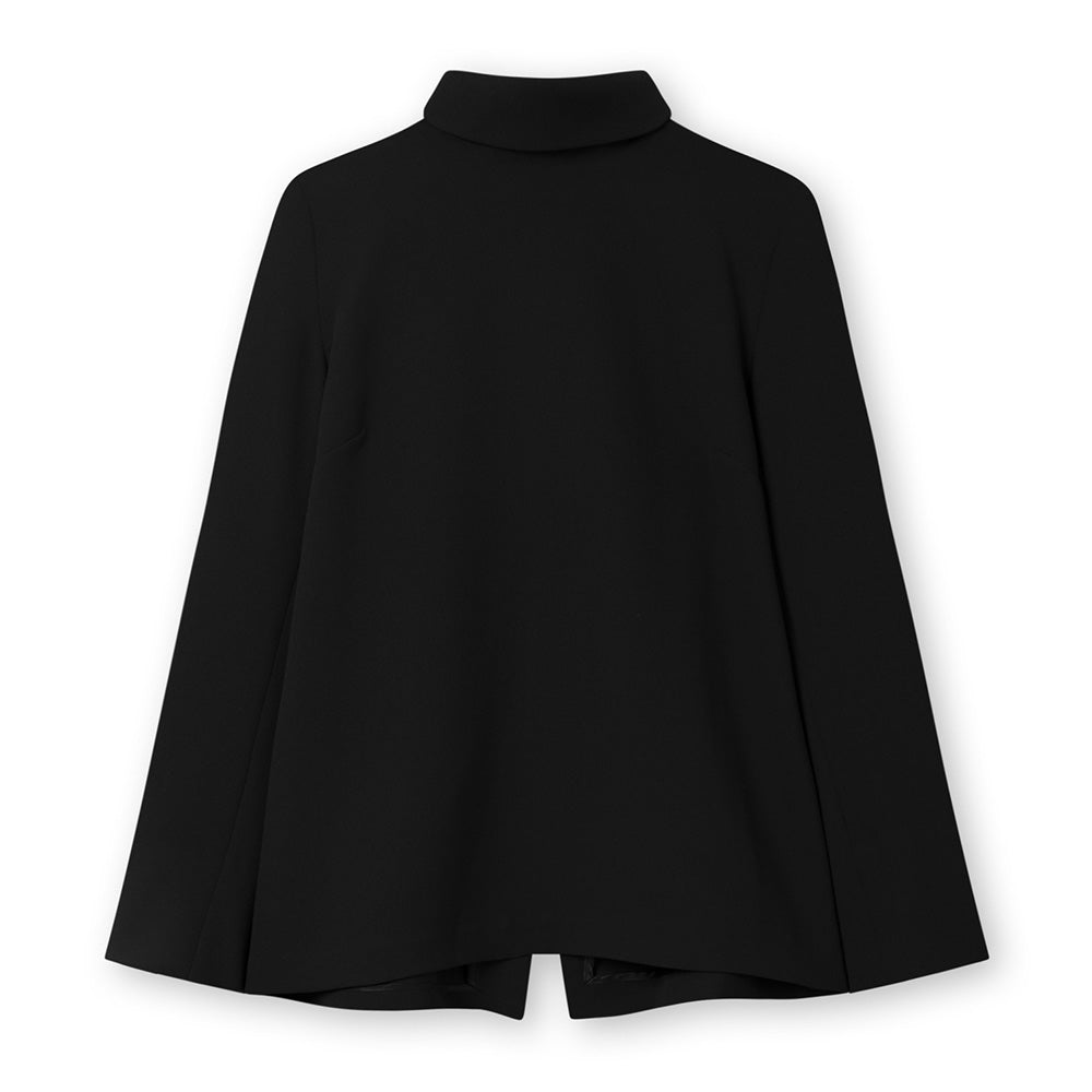Bia crepe georgette black