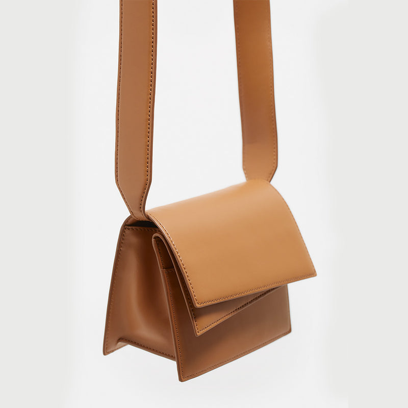 Shoulder bag cognac