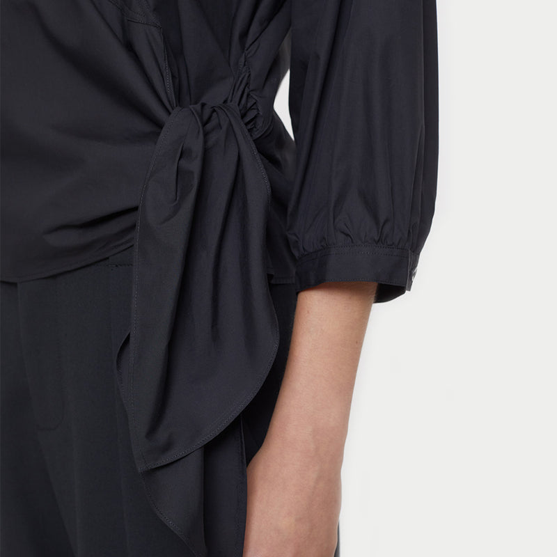 Wraped shirt black