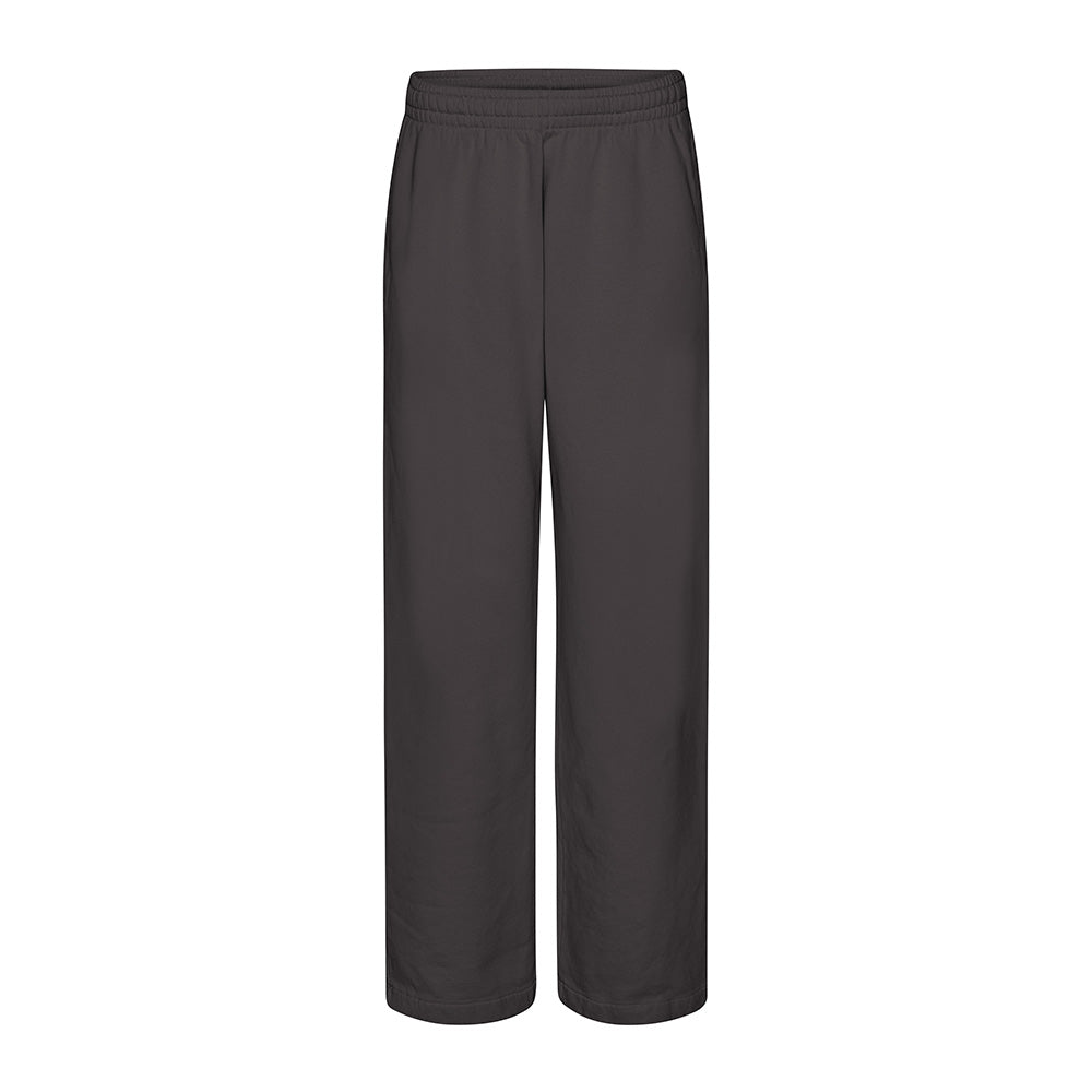Organic straight leg sweatpants lava grey