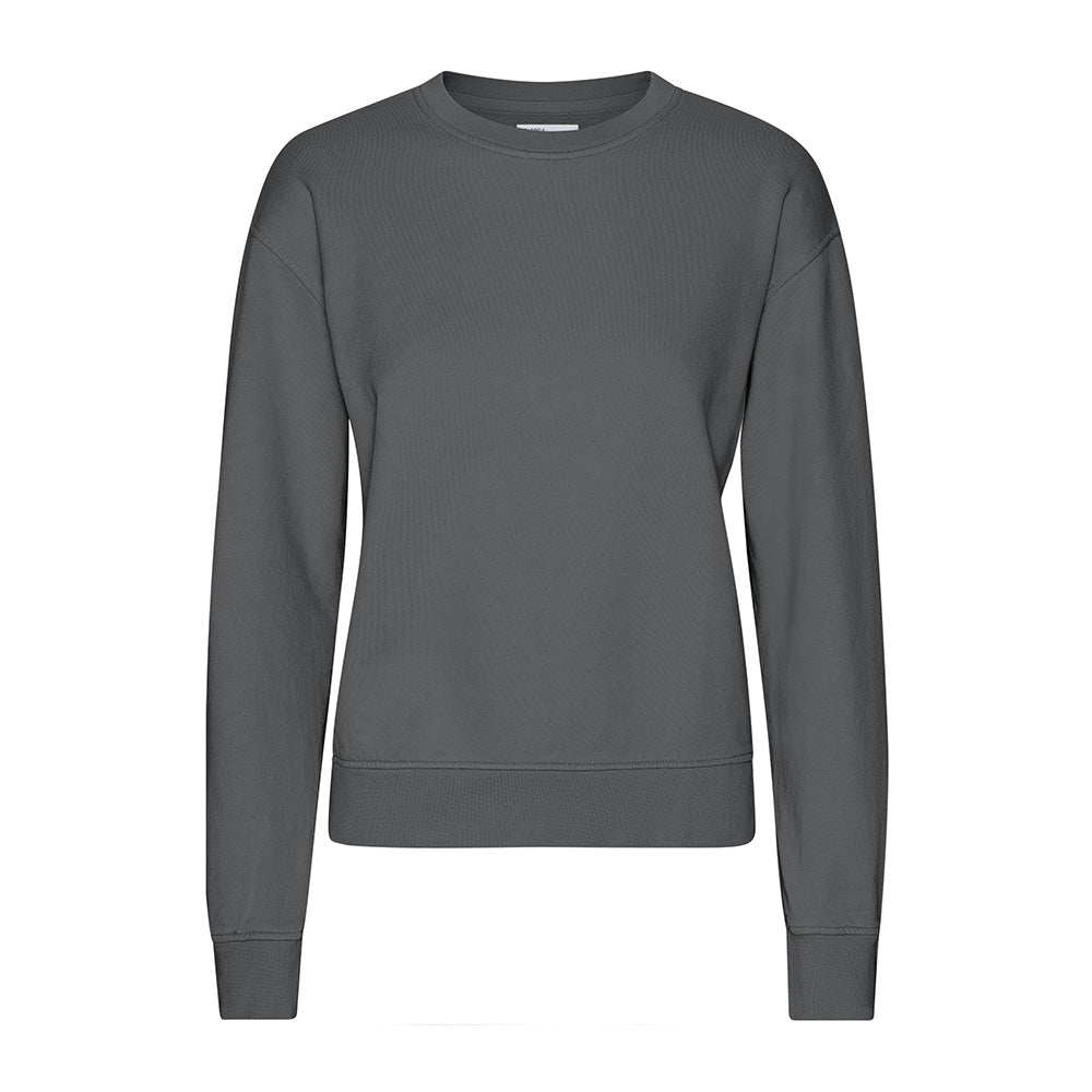 Womens classic organic crew lava grey