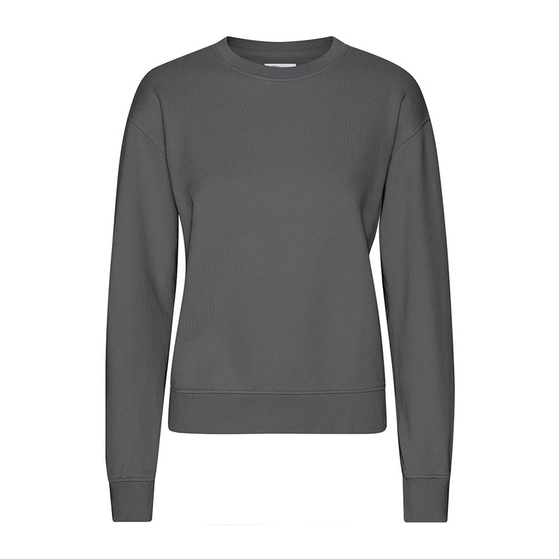 Womens classic organic crew lava grey