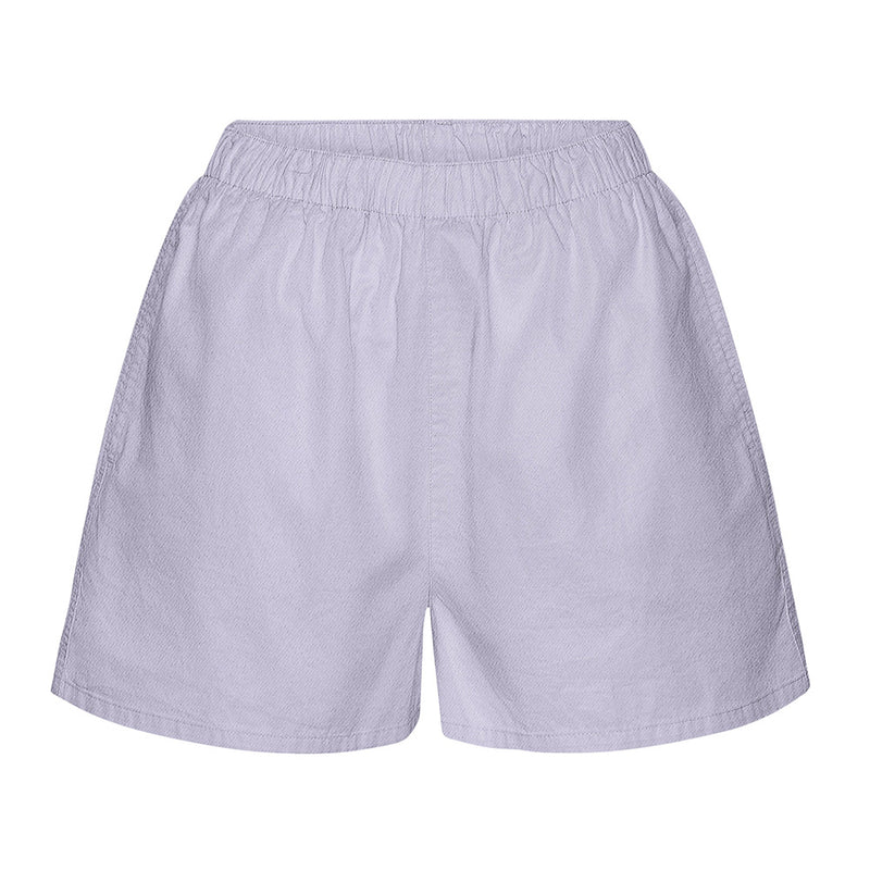 Women organic twill shorts soft lavender