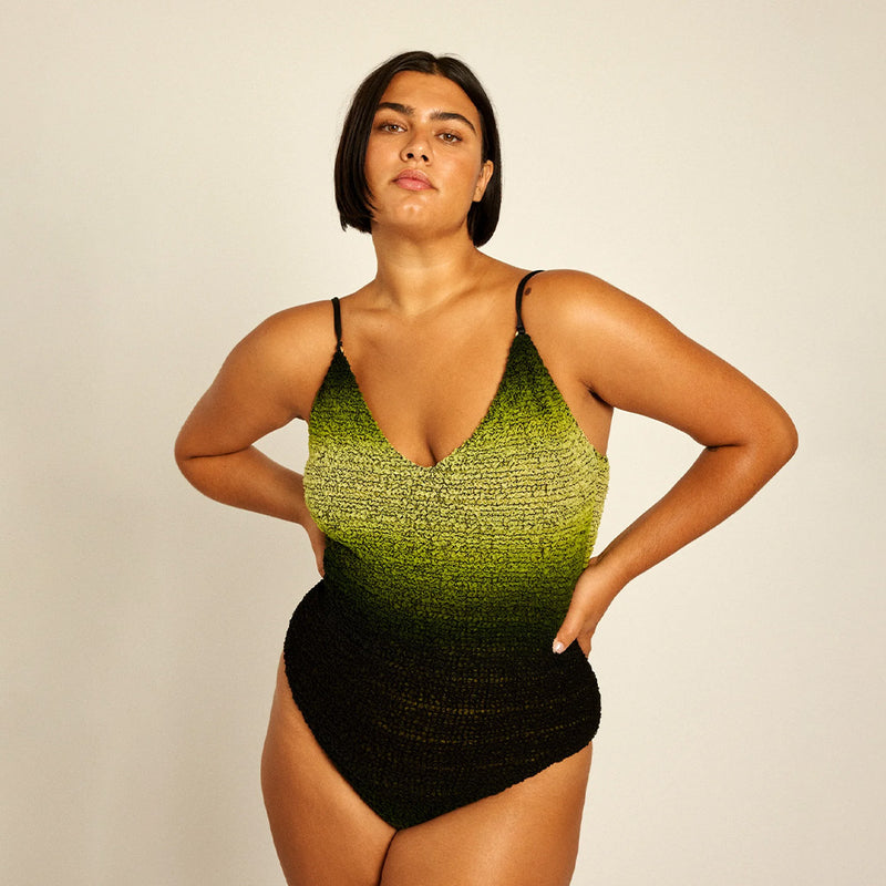 Nido swimsuit lime
