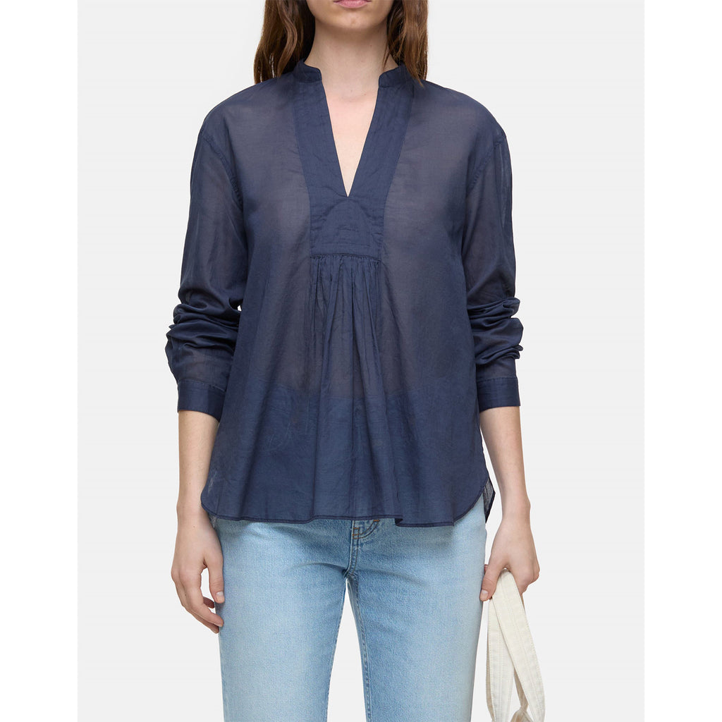 Long sleeve blouse space blue