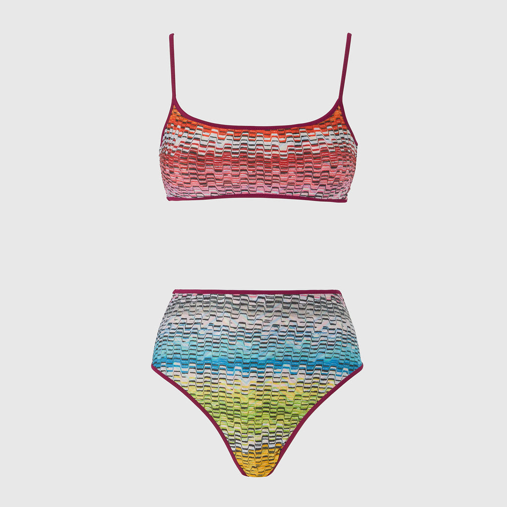 Reversible bikini multi color