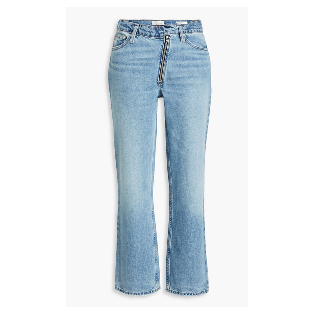 Le Jane Cropped angled zipper rhode
