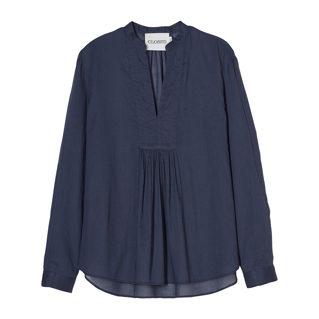 Long sleeve blouse space blue