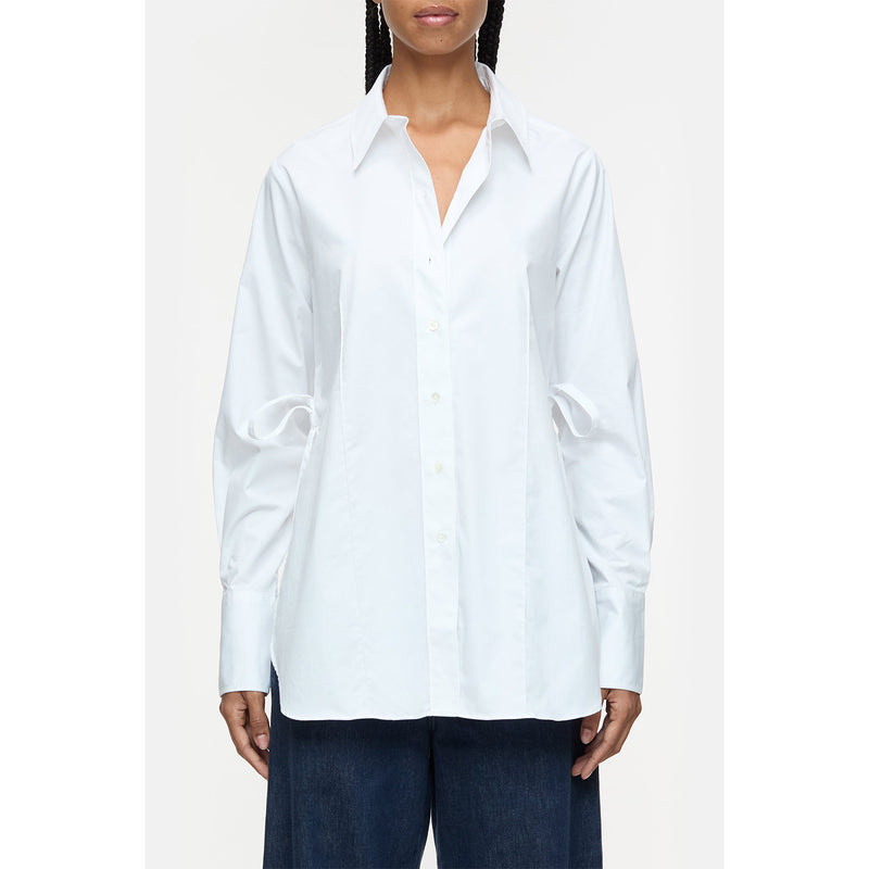 shirt with bows white