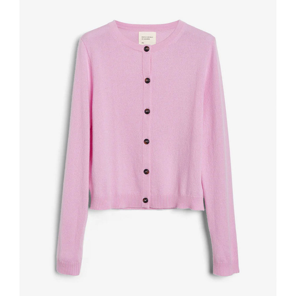 Women's o-cardian light pink