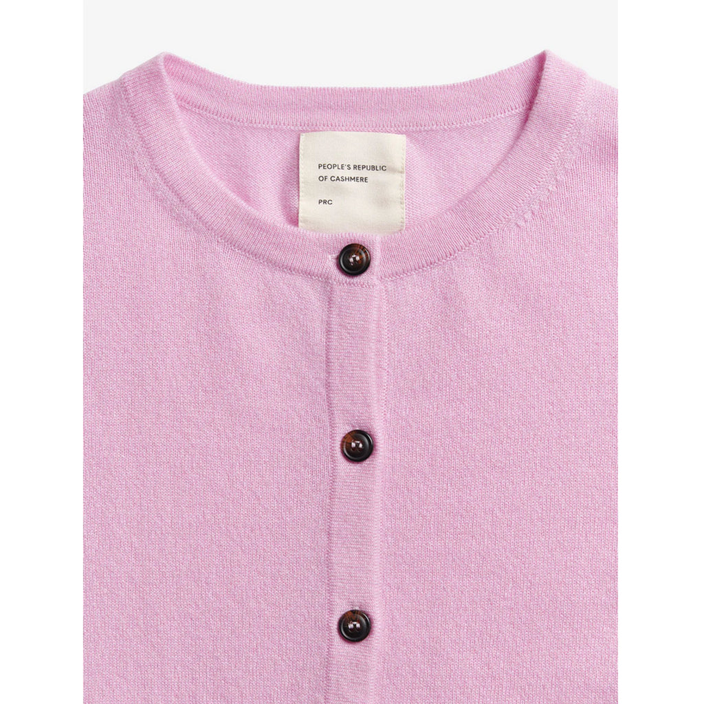 Women's o-cardian light pink