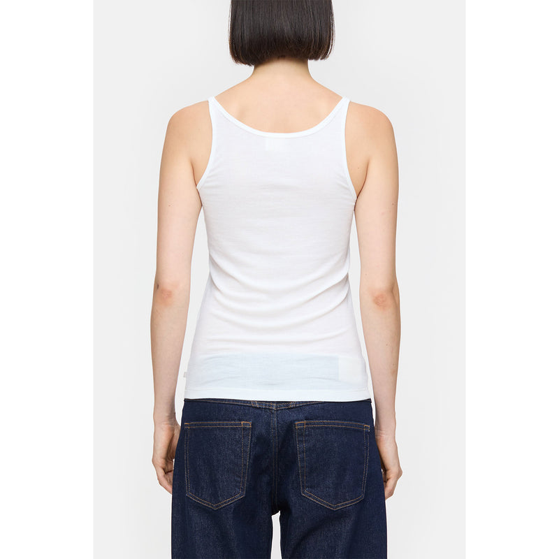 Strap top off white