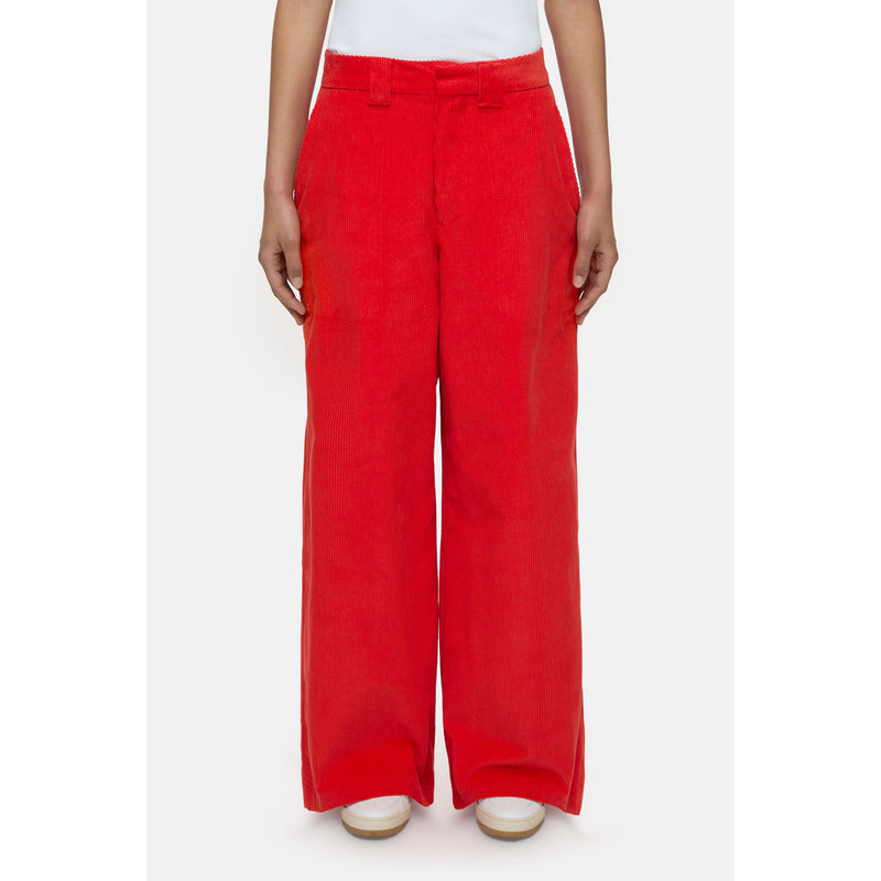 Wystan pants corduroy bright red