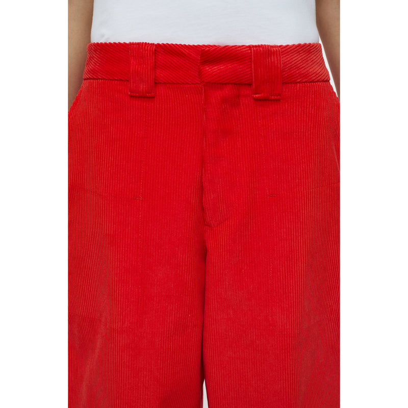 Wystan pants corduroy bright red