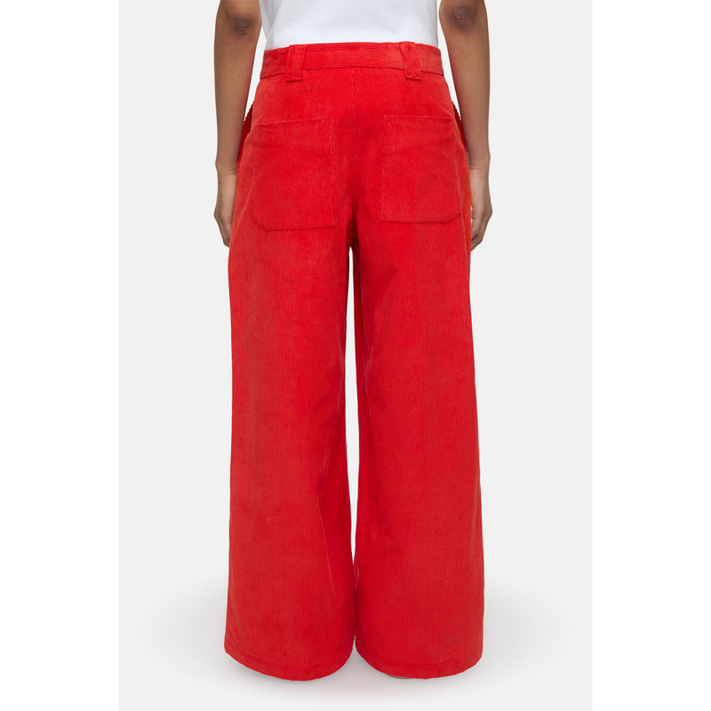 Wystan pants corduroy bright red
