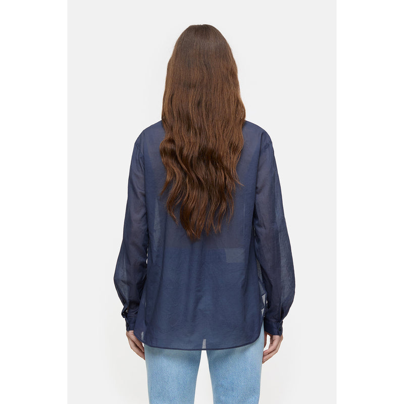 Long sleeve blouse space blue