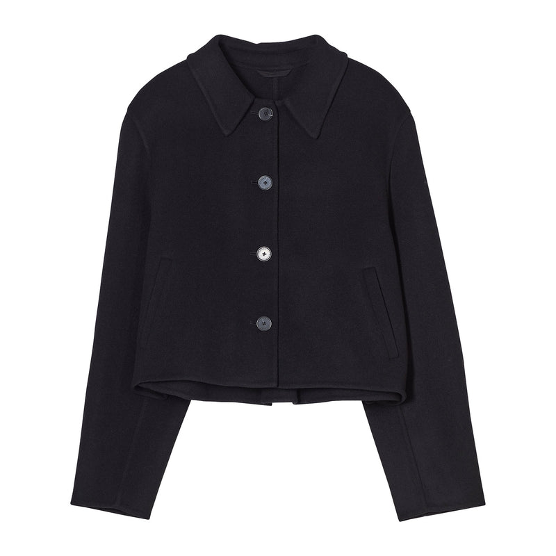 Cropped jacket black