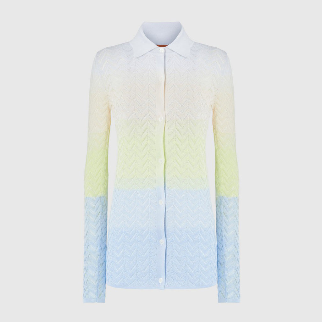 Knitted shirt faded colors