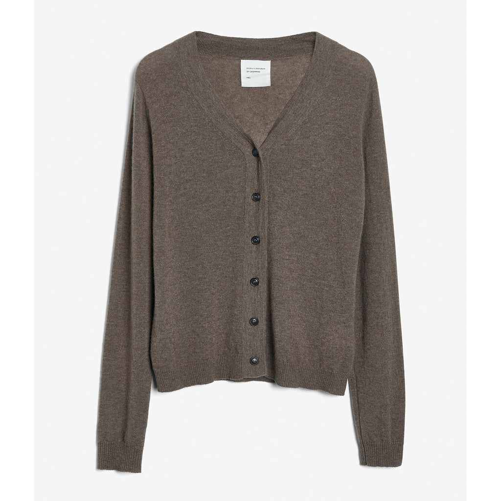 Air V-cardigan oak