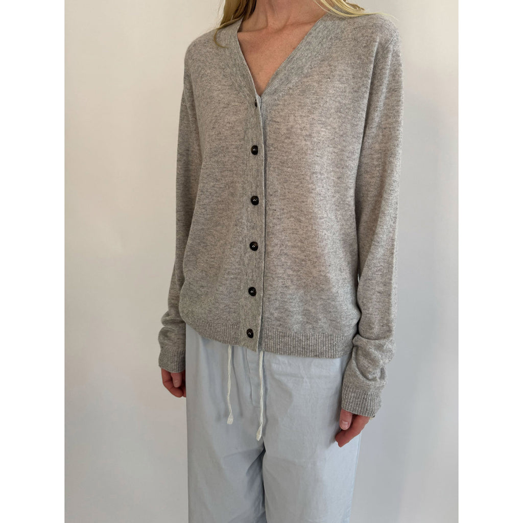 Air V-cardigan grey