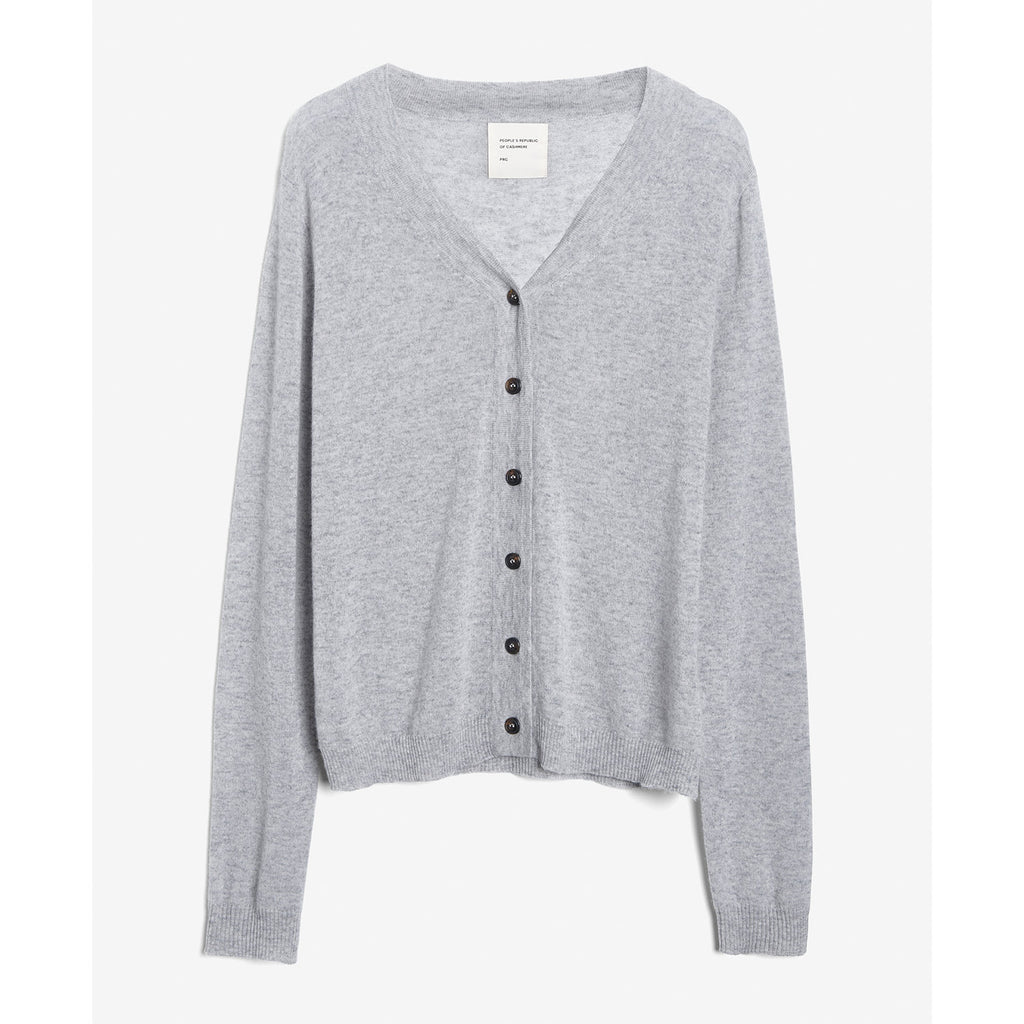 Air V-cardigan grey
