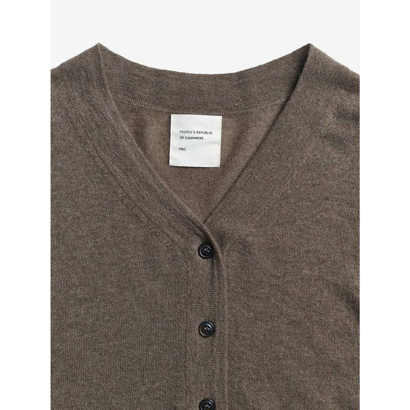 Air V-cardigan oak