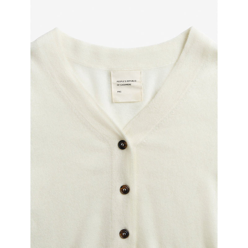 Air V-cardigan white