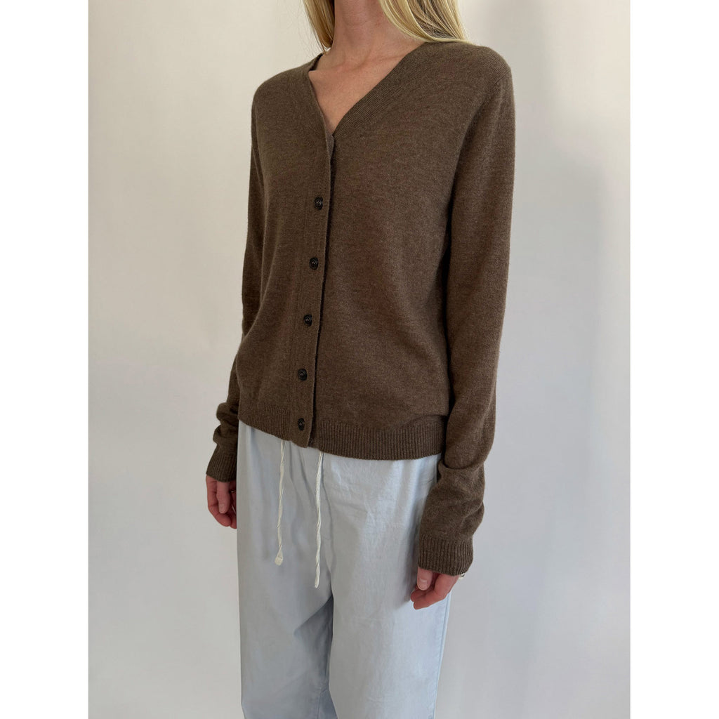 Air V-cardigan oak