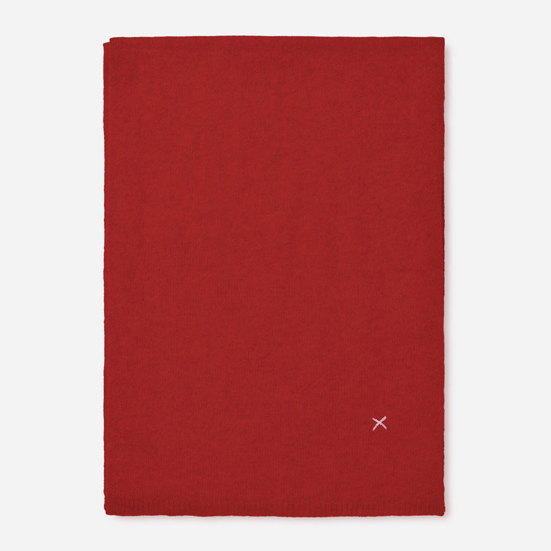 Cashmere scarf red