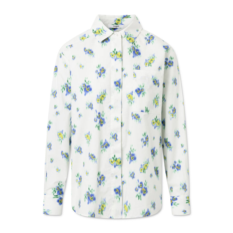 Eleanor shirt ikast fleur blue