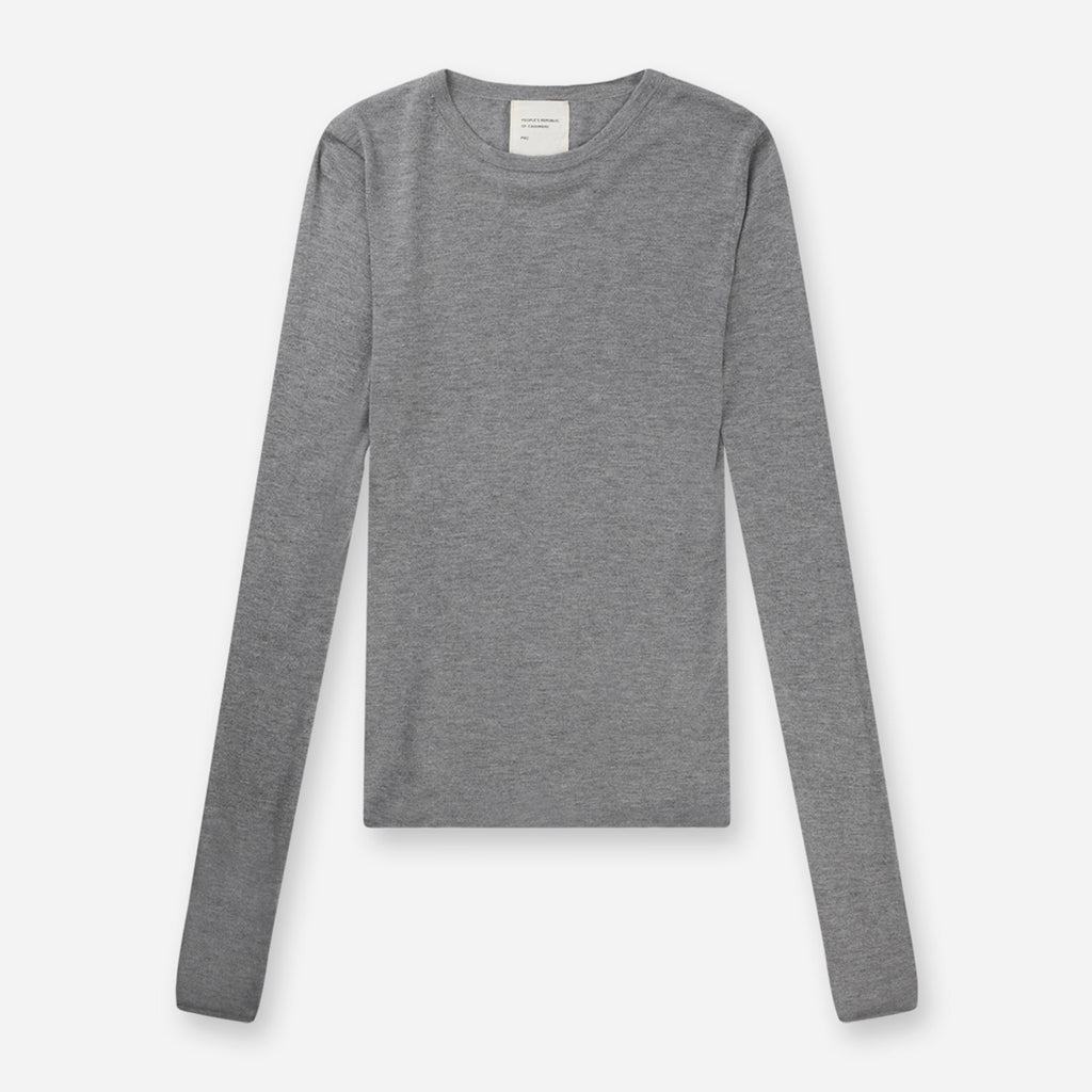 Thin long sleeve grey