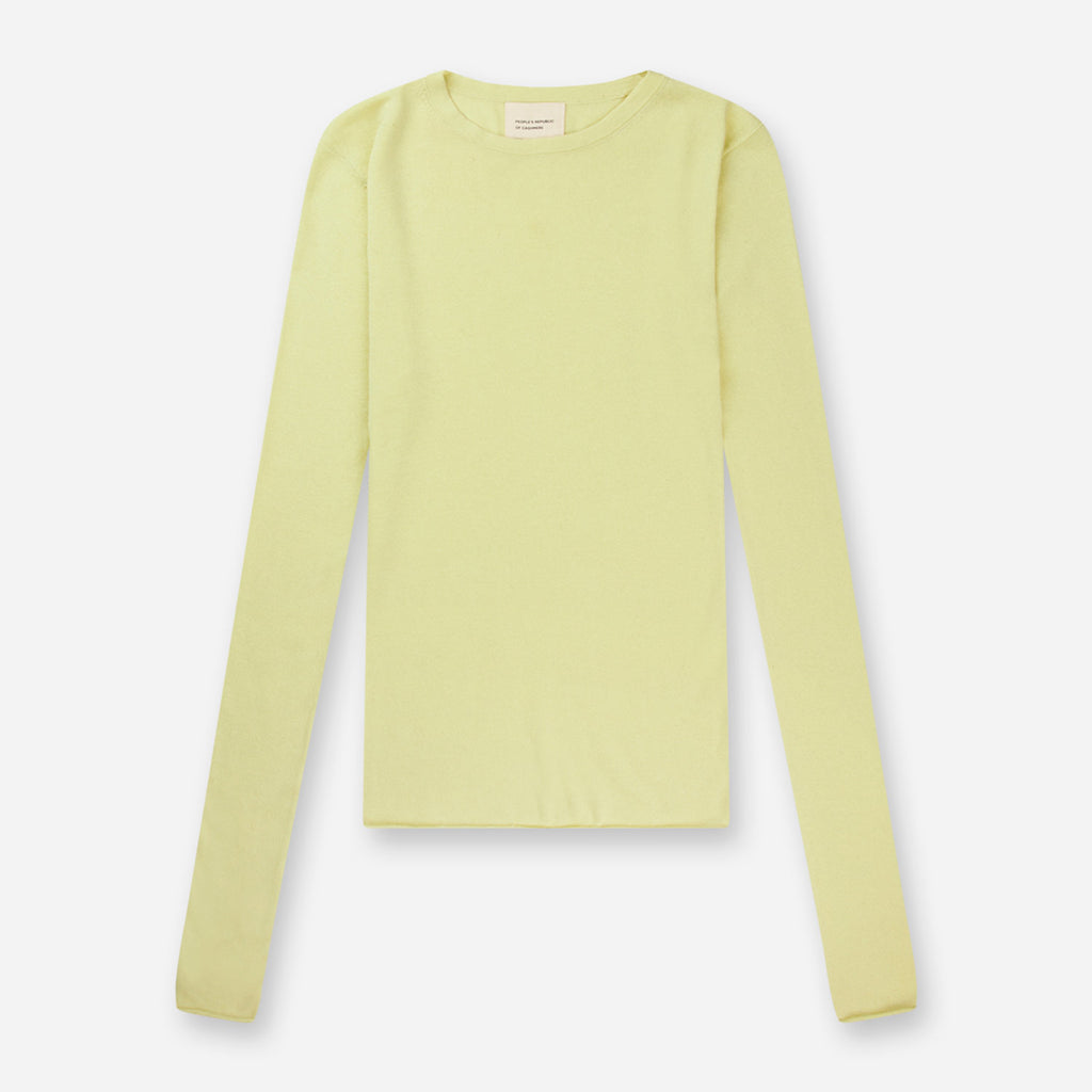 Thin long sleeve techno yellow