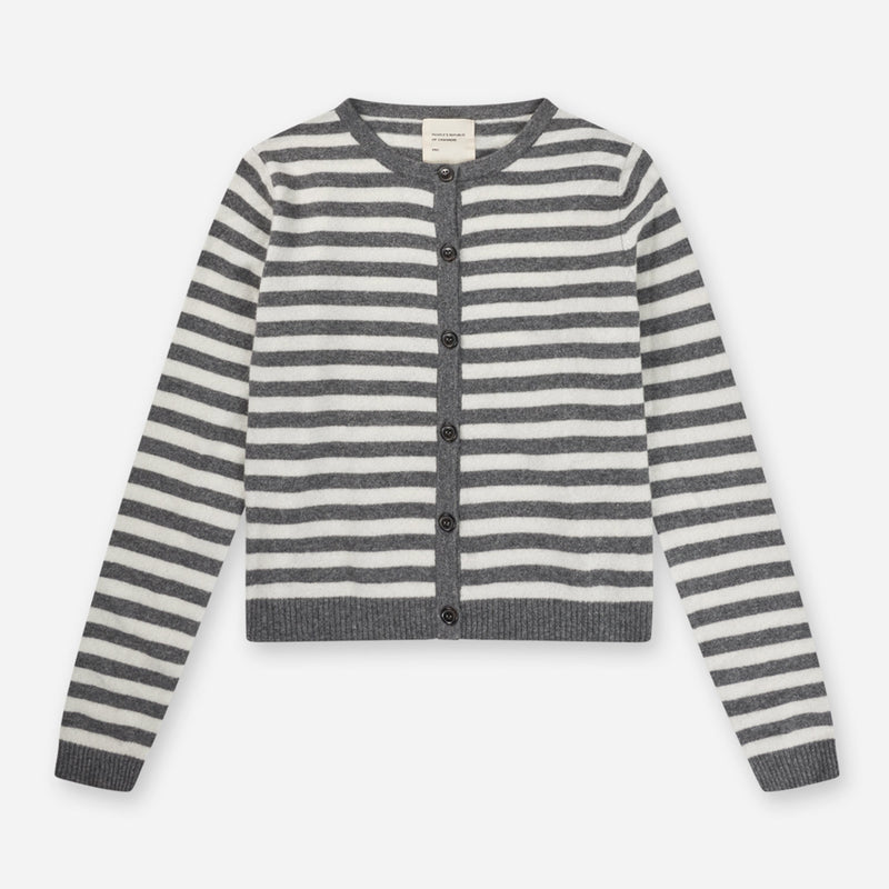 Women's O-Cardigan heather grey cloud