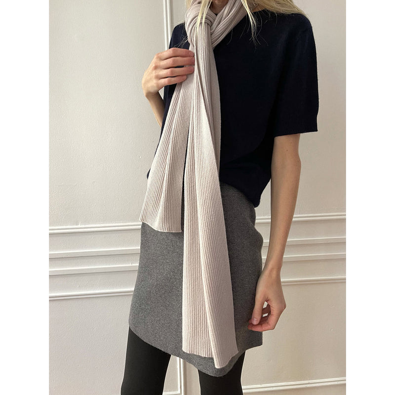 Original Rib Scarf dusty grey