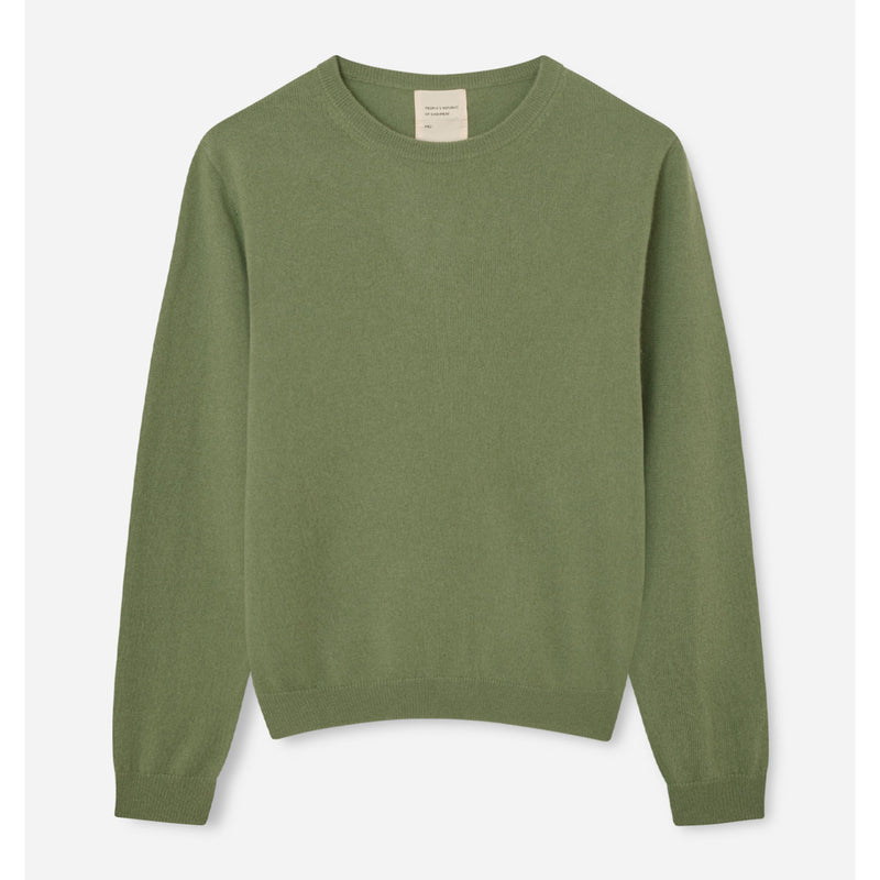 Women's classic roundneck khaki