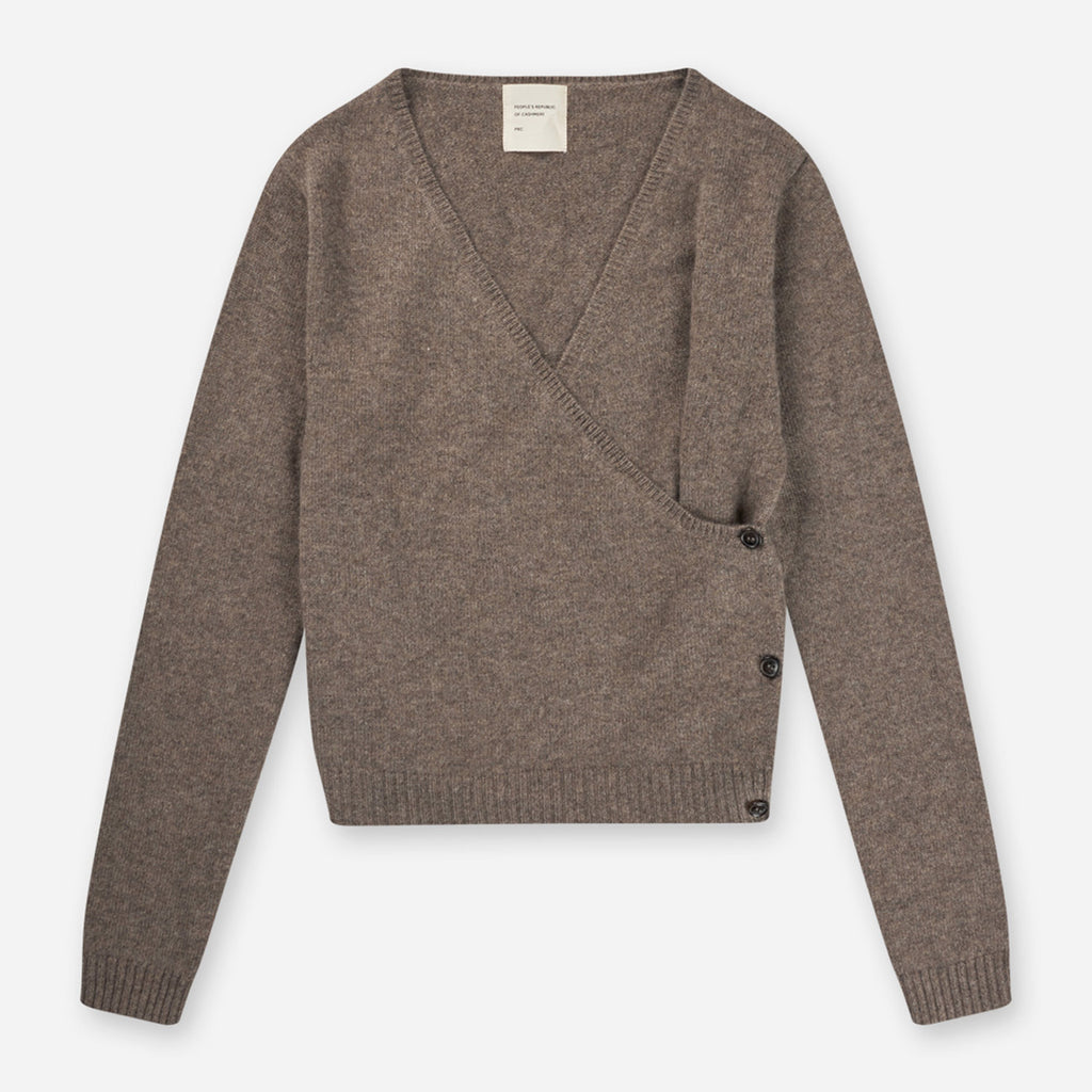 Women's french cardigan truffle