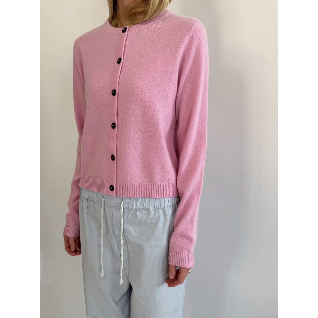 Women's o-cardian light pink