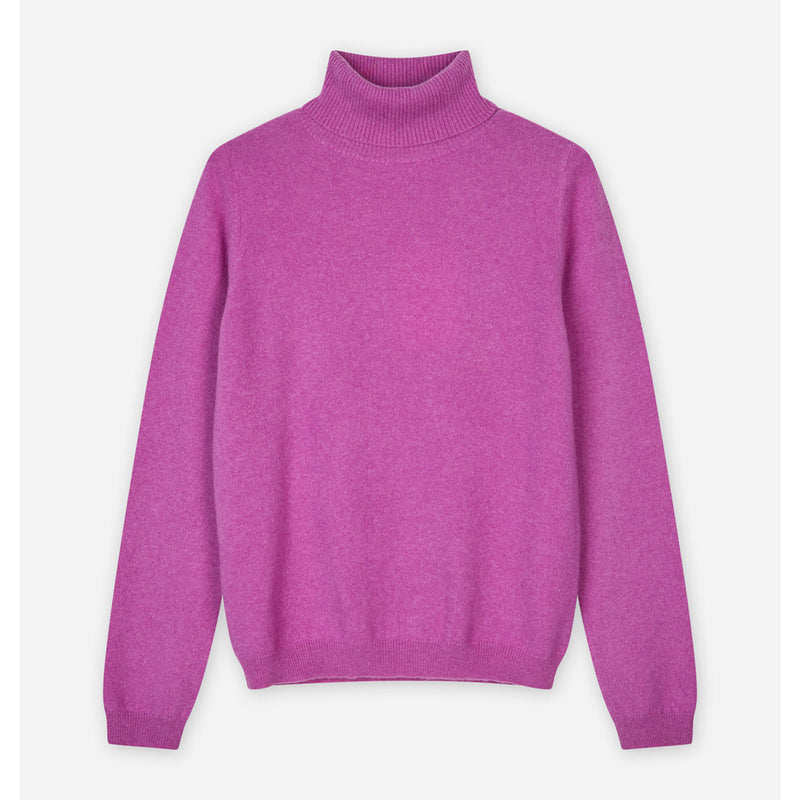 Women's turtleneck violet