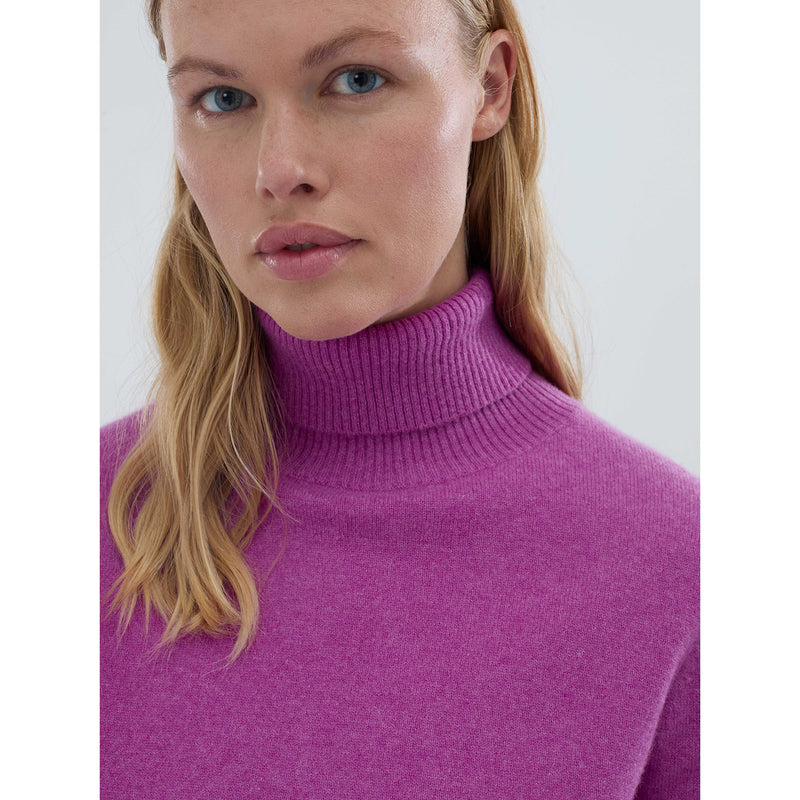 Women's turtleneck violet