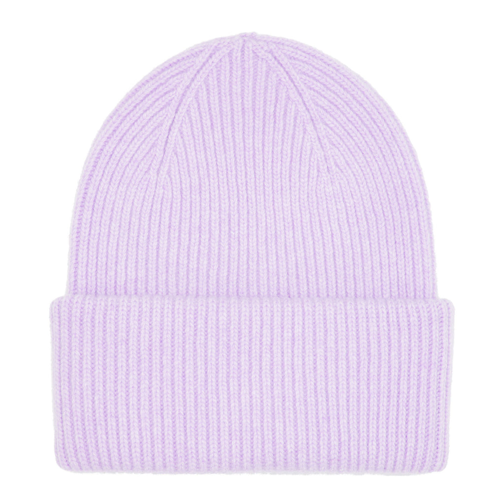 Merino wool hat soft lavender
