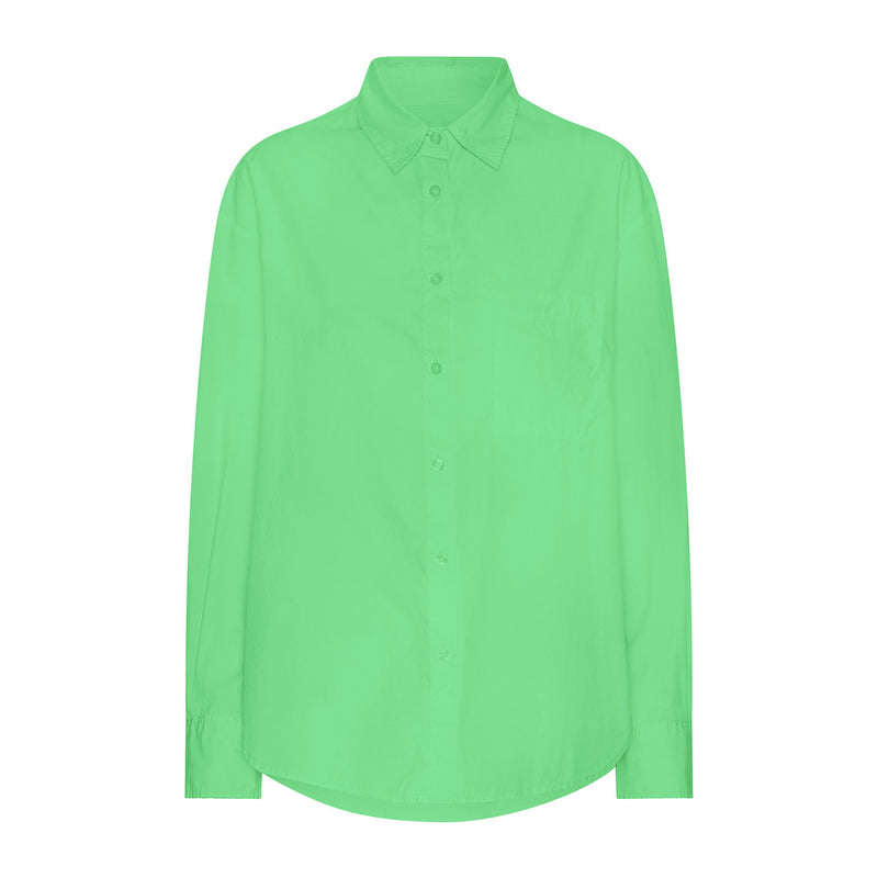 Organic oversized shirt spring green