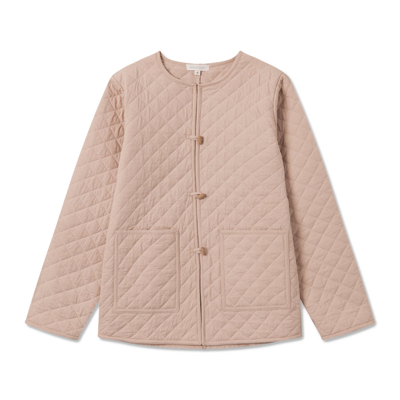 Lulu quilted jacket soft rose