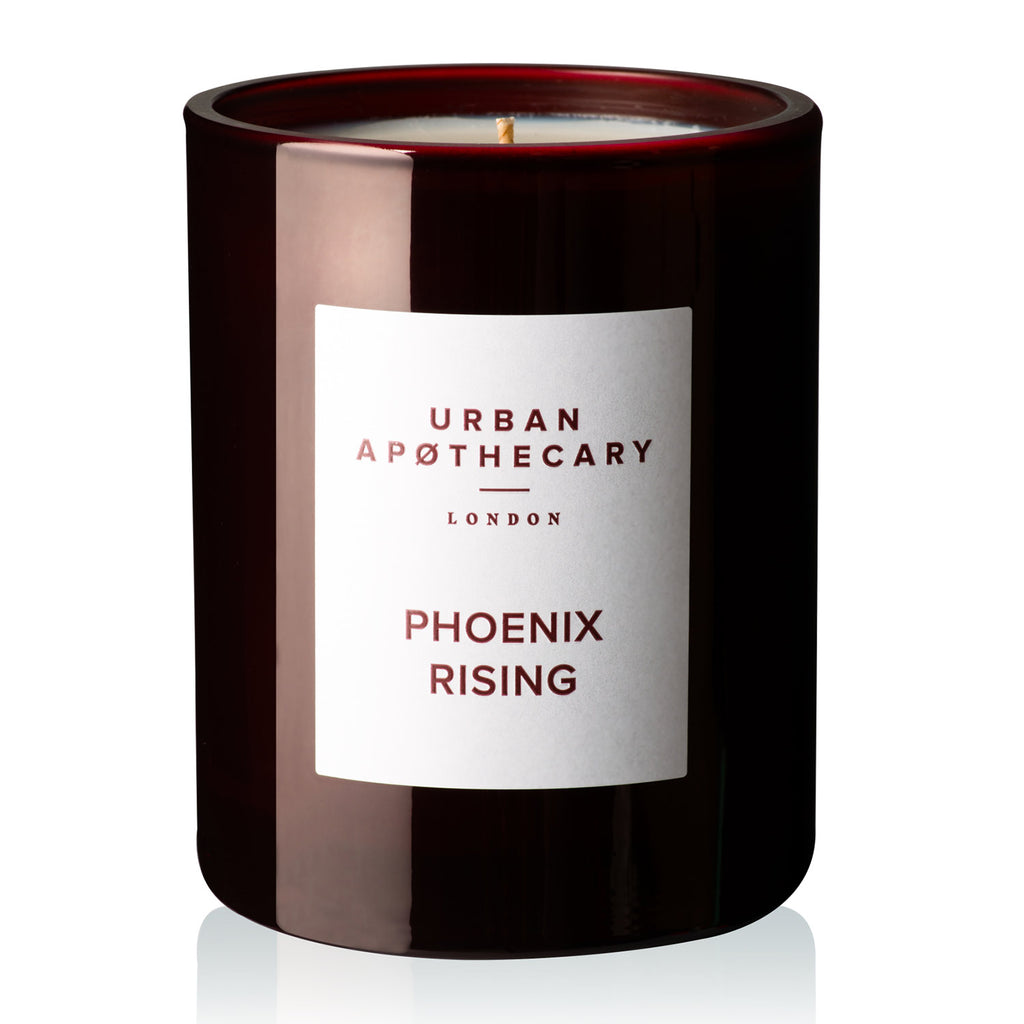 Phoenix Rising luxury glass candle 300g